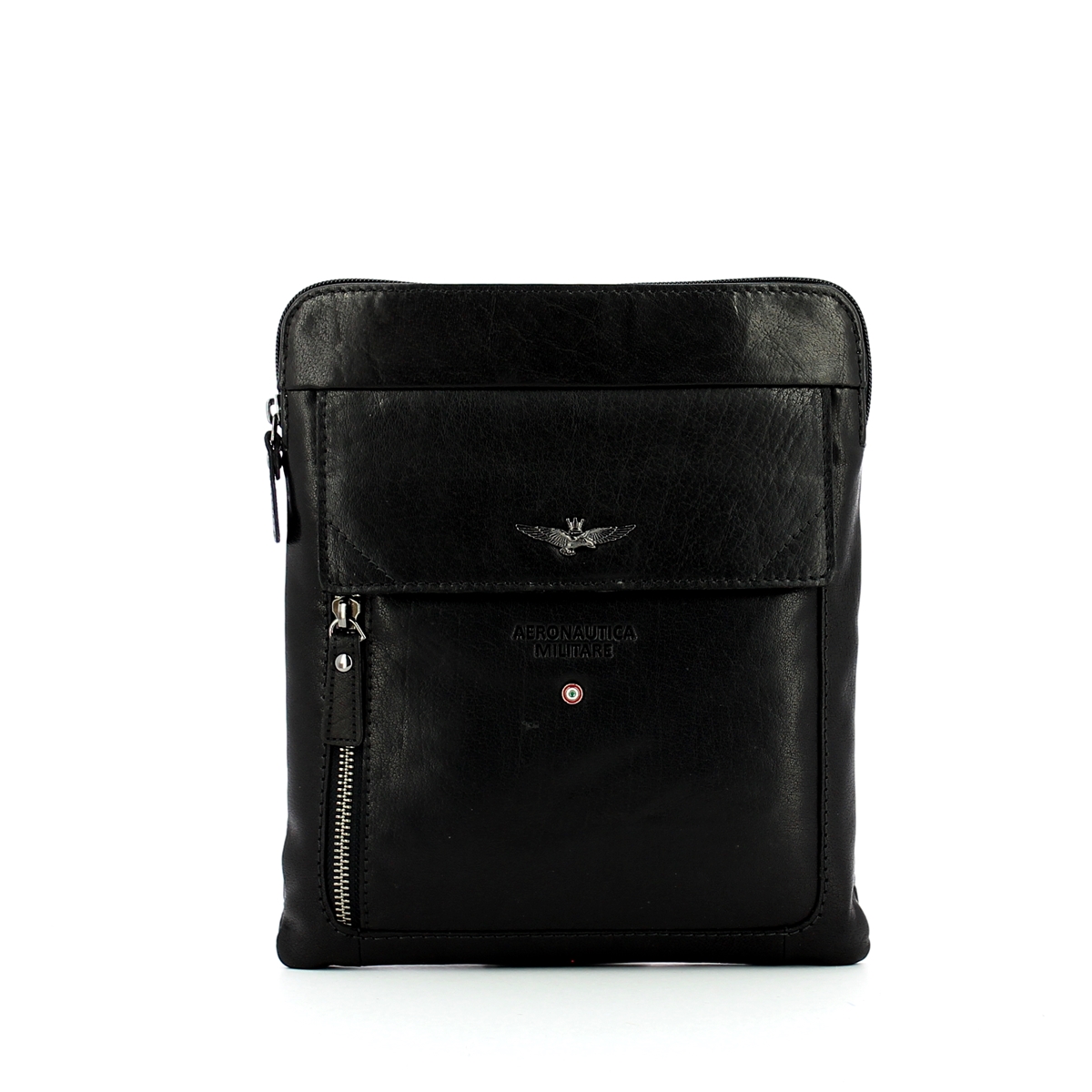 Aeronautica Militare Borsello sottile in pelle - 1