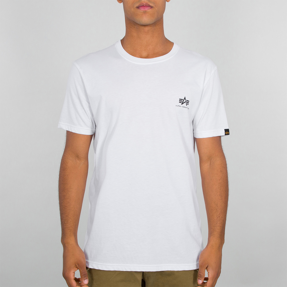 ALIN T-Shirt Basic T Small Logo White - 2 ALIN T-Shirt Basic T Small Logo White - 2