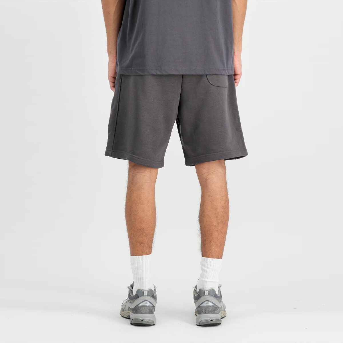 Alpha Industries Pantaloncini Studio Edition Shorts Vintage Grey - 7
