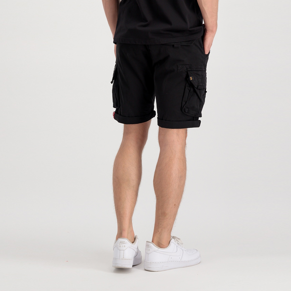 Alpha Industries Pantaloncini Crew Short Black - 3