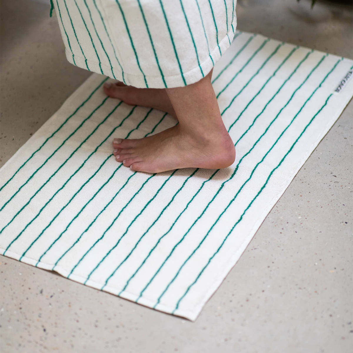 BON Tappetino Naram Bath Mat Pure White Grass - 2
