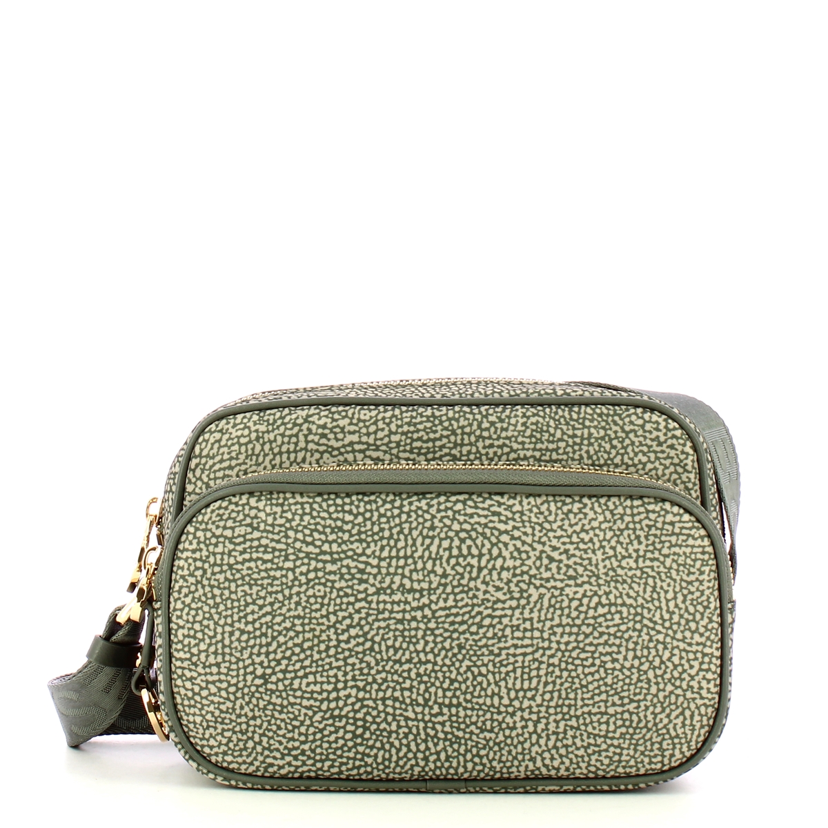 Borbonese Camera Bag Small Clay Grey - 1
