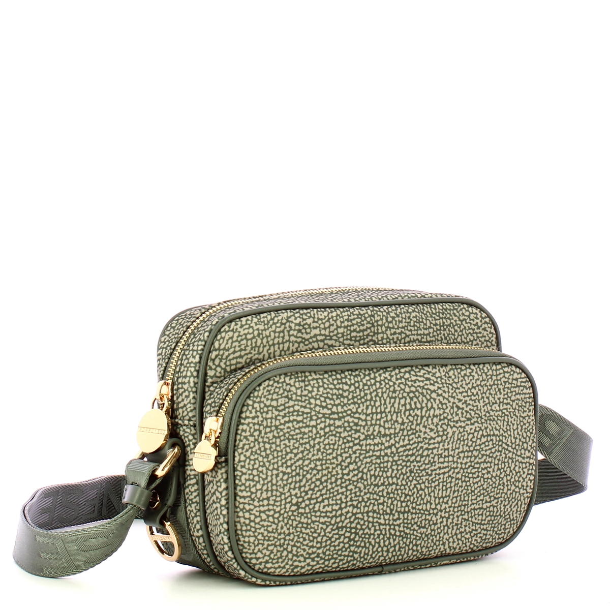 Borbonese Camera Bag Small Clay Grey - 2
