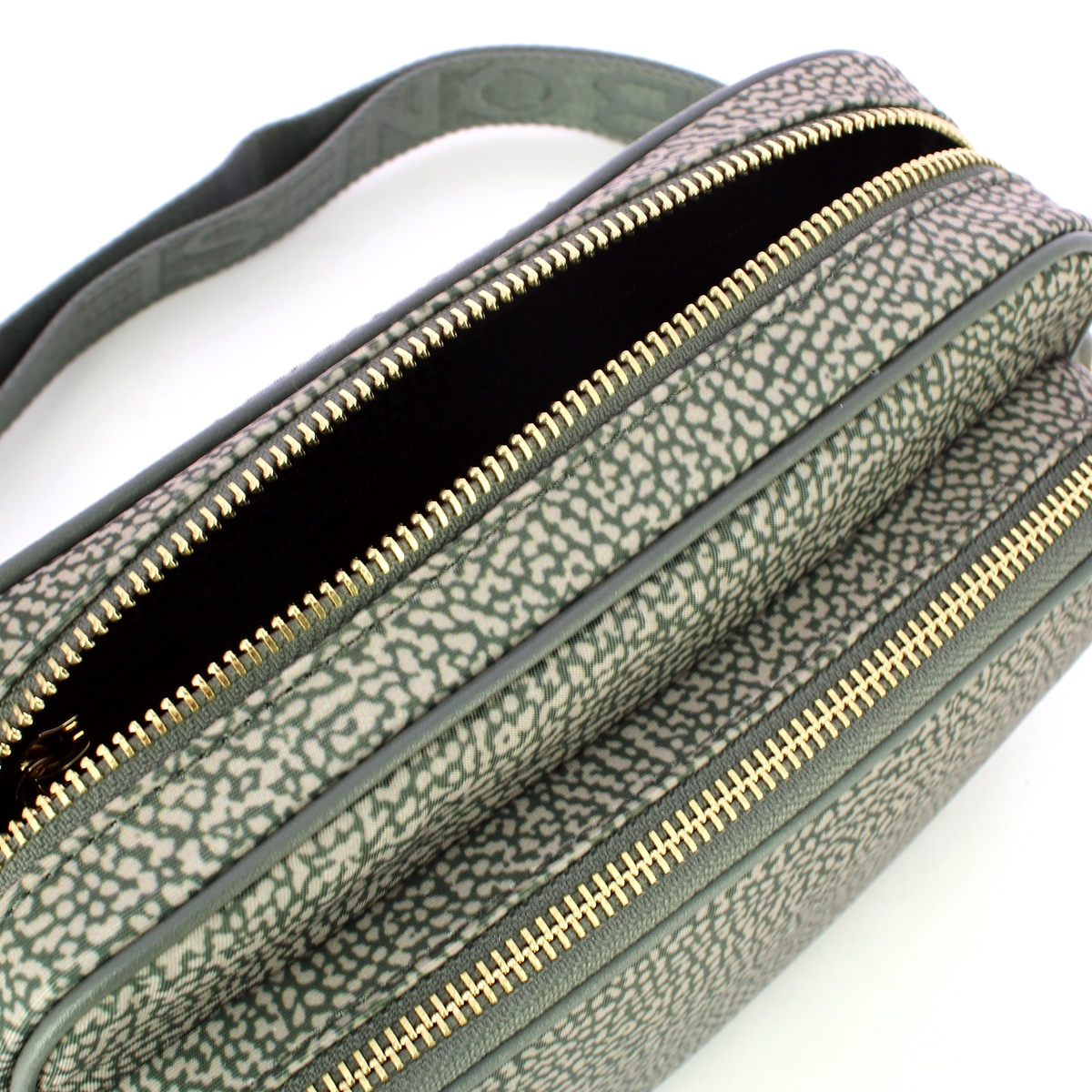 Borbonese Camera Bag Small Clay Grey - 4