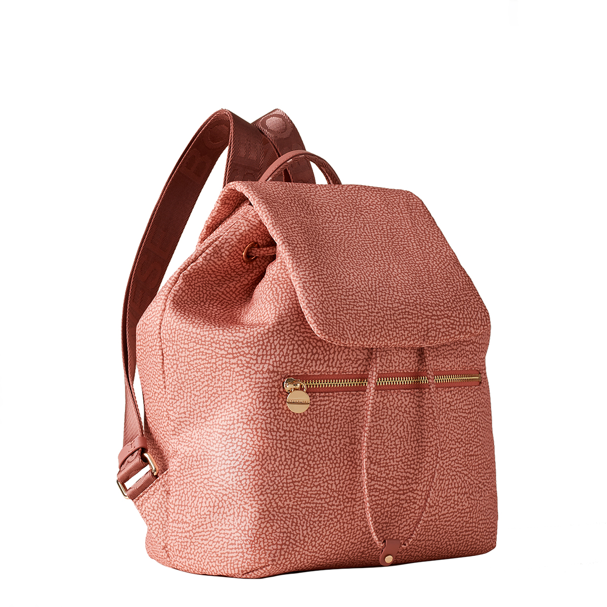 Borbonese Medium Lipstick Recycled Nylon Backpack - 2