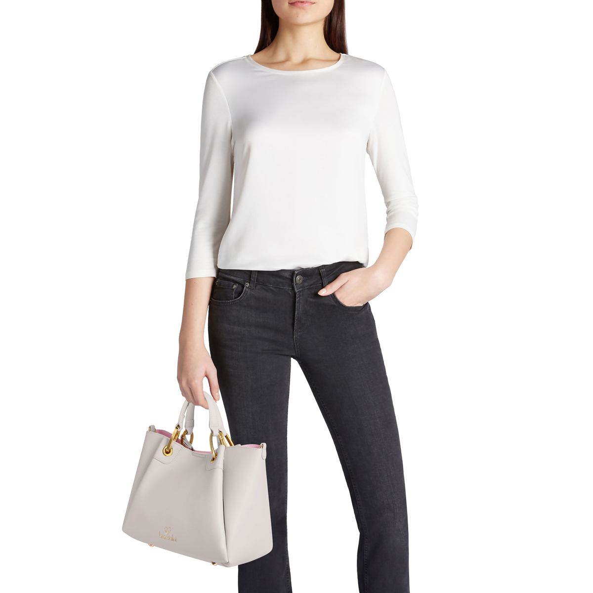 Braccialini Borsa a mano Amy media Grigio - 2