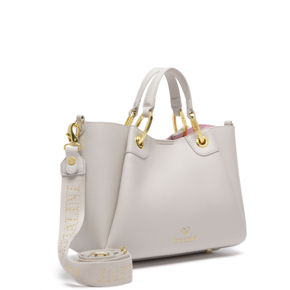 Braccialini Borsa a mano Amy media Grigio - 3