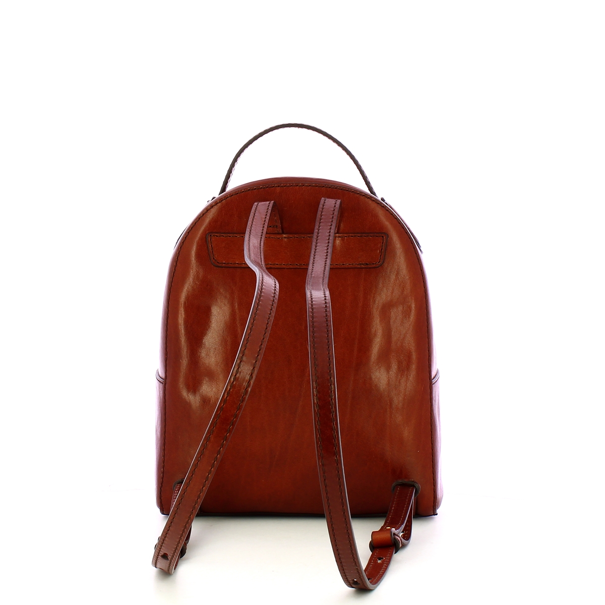 The Bridge Elettra Marrone Oro Small Backpack - 3