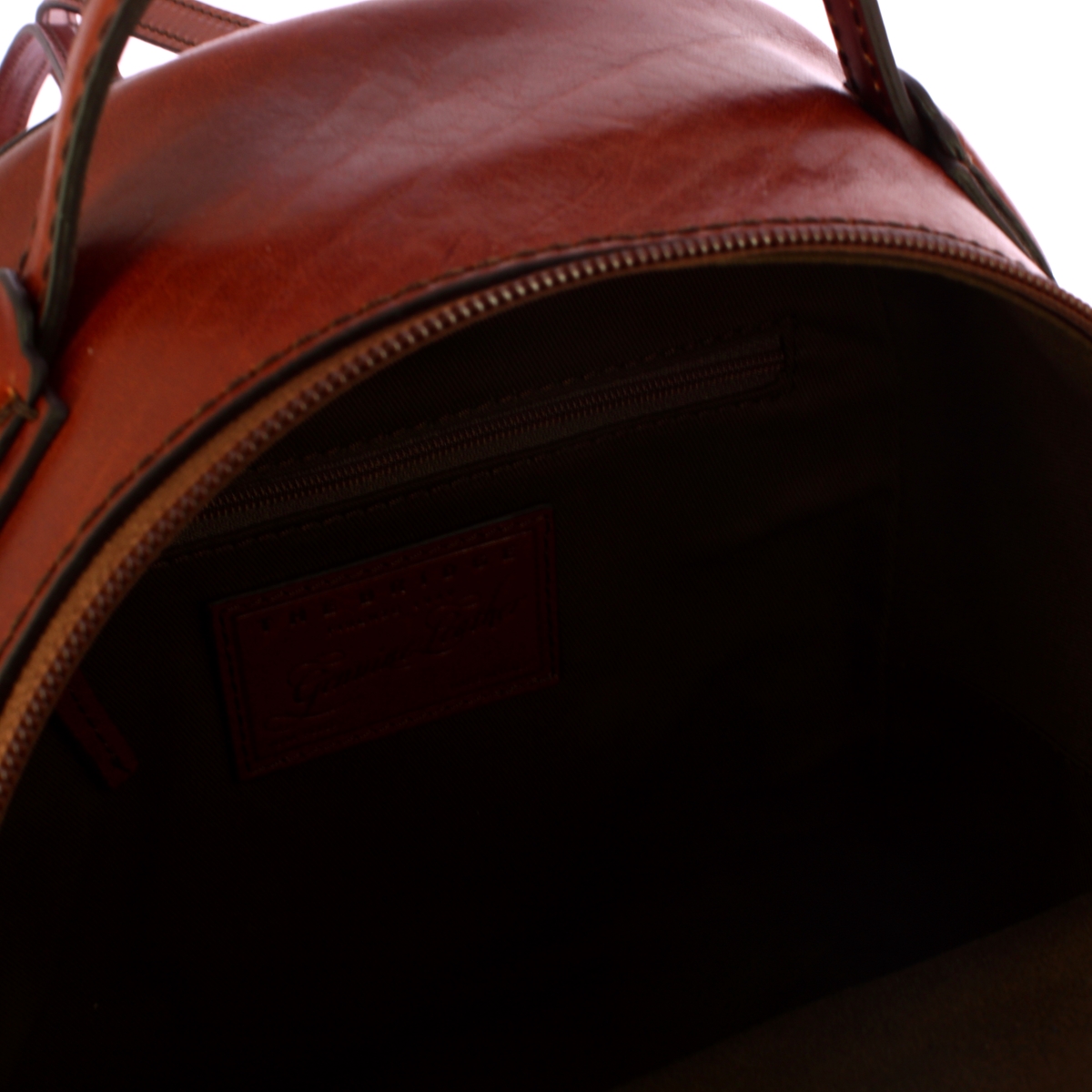 The Bridge Elettra Marrone Oro Small Backpack - 4