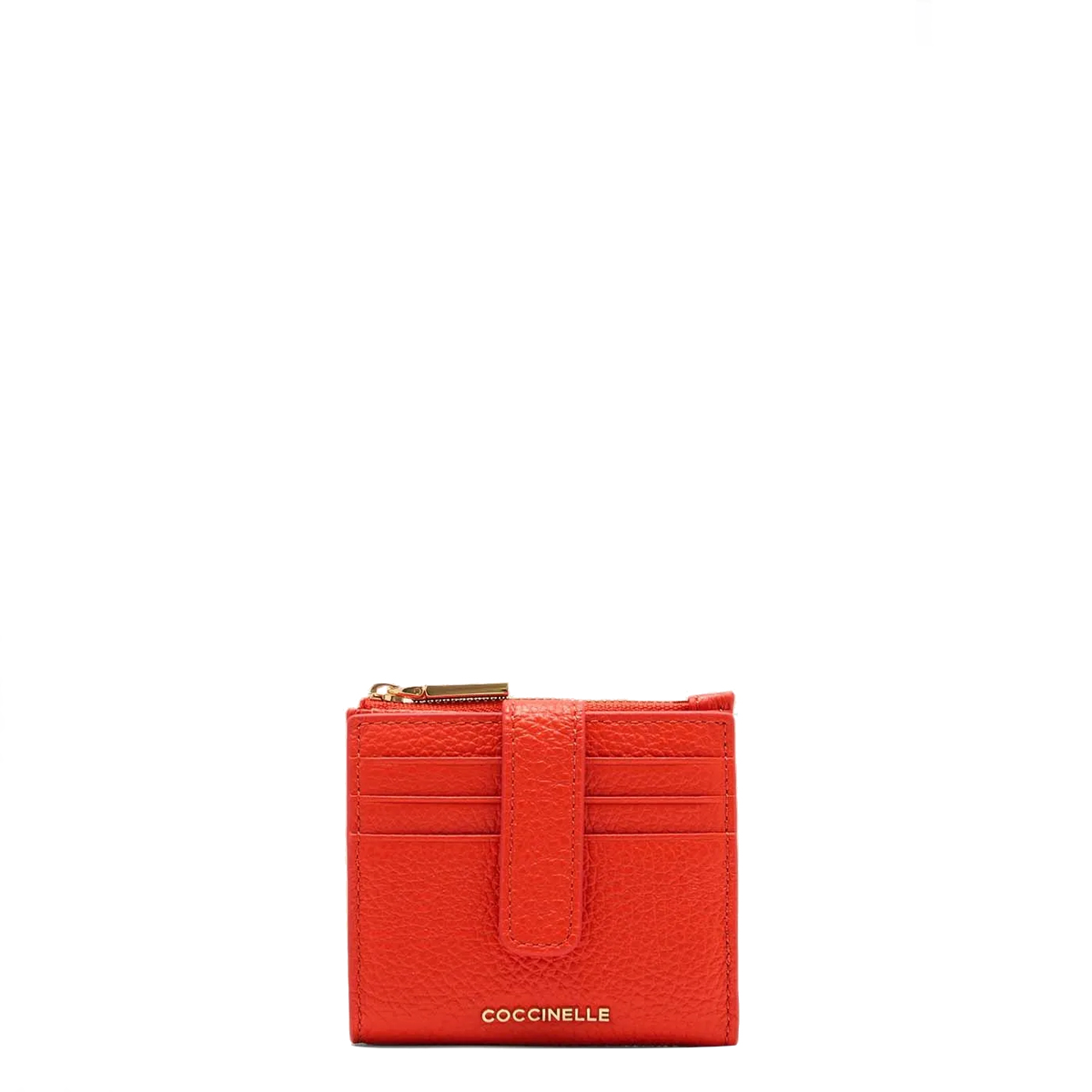 Coccinelle Porta Tessere Metallic Soft Small Gazpacho - 1
