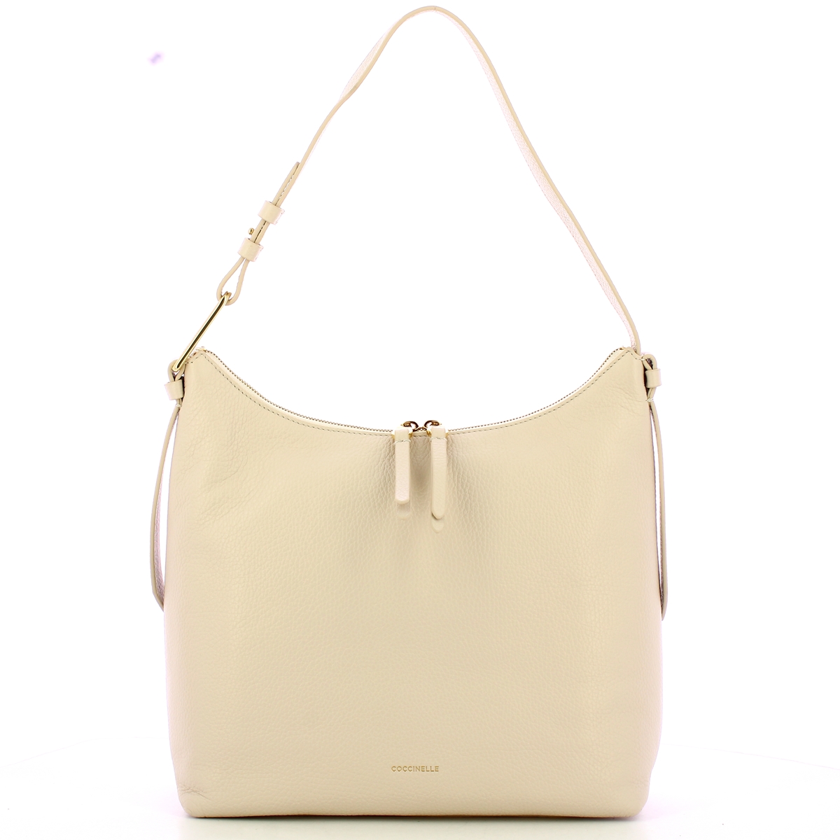 Coccinelle Borsa a spalla Malory Lambskin White - 1