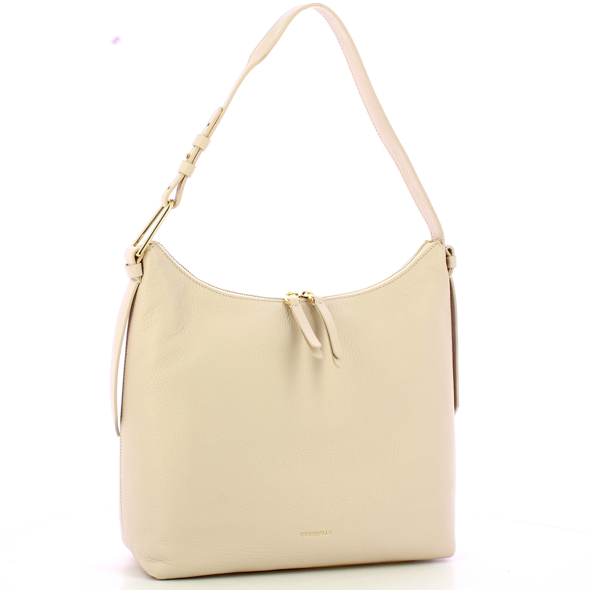 Coccinelle Borsa a spalla Malory Lambskin White - 2