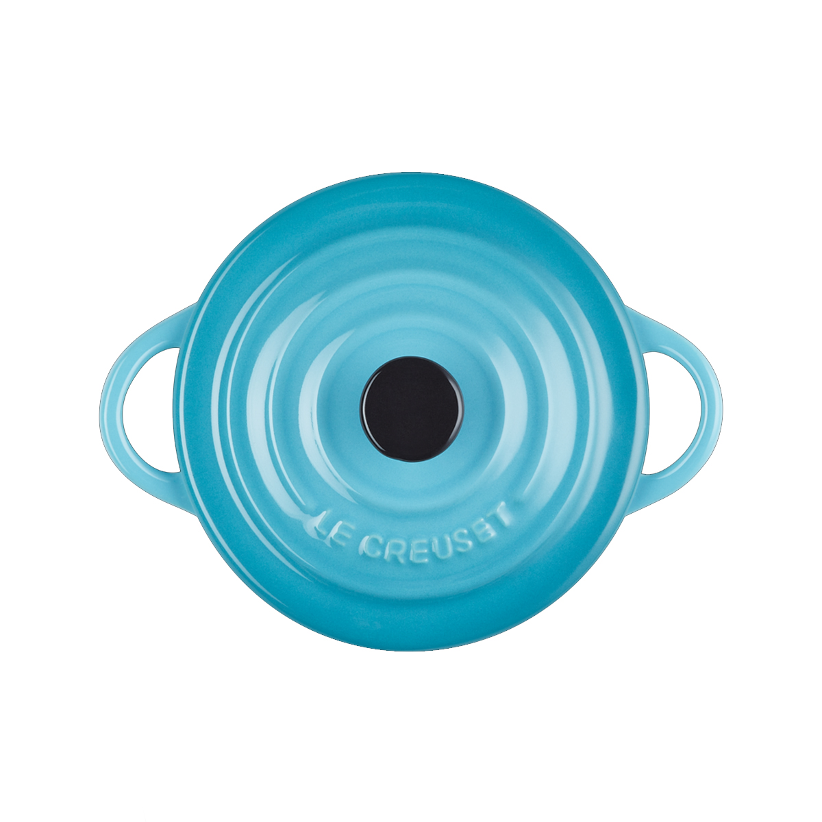 Le Creuset Mini Coccotte Rotonda 10 cm Blu Caribe - 4