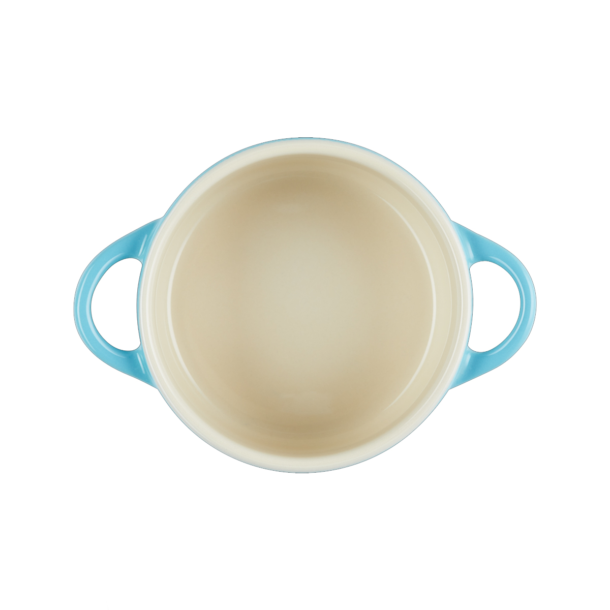 Le Creuset Mini Coccotte Rotonda 10 cm Blu Caribe - 5
