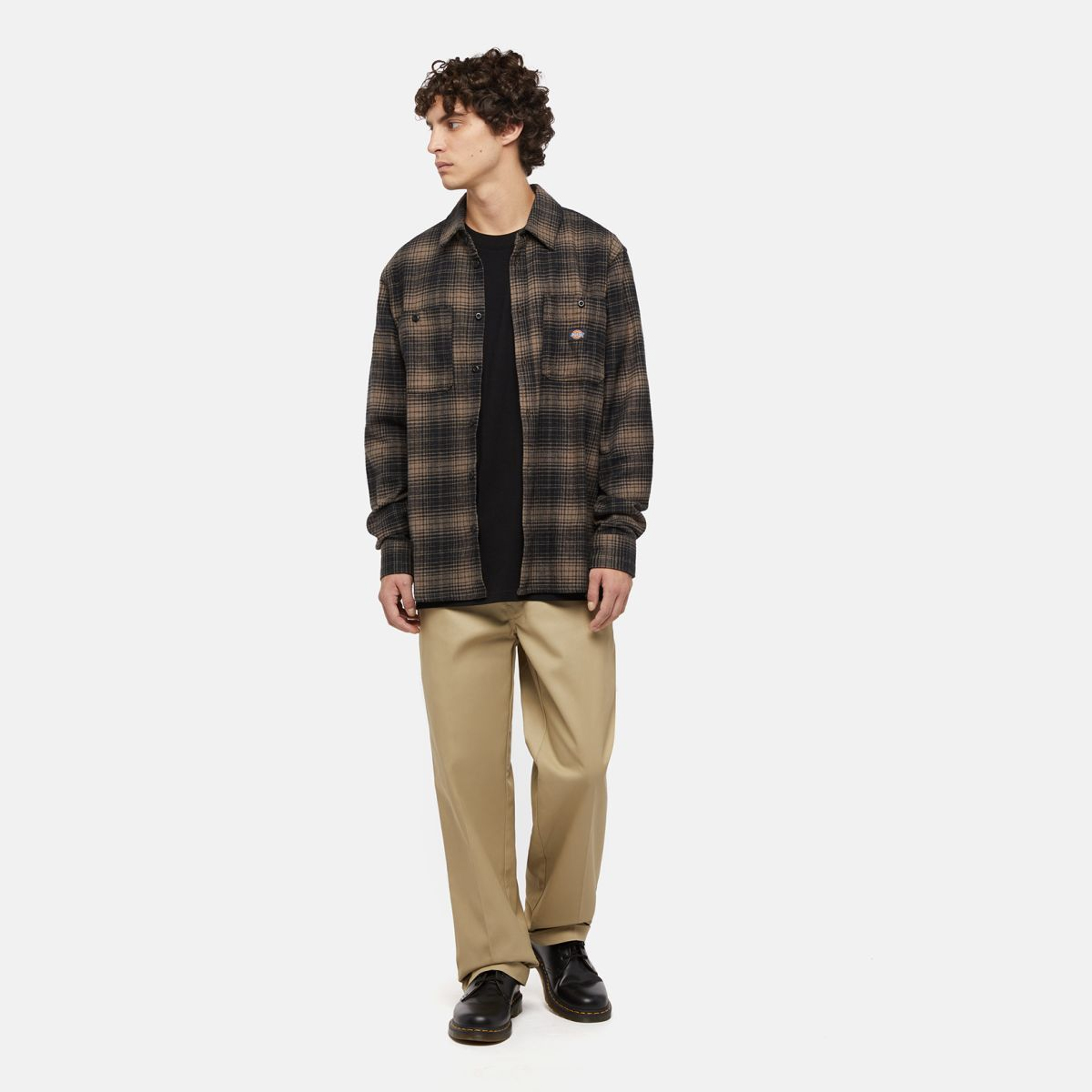 Dickies Camicia Evansville Mushroom - 4
