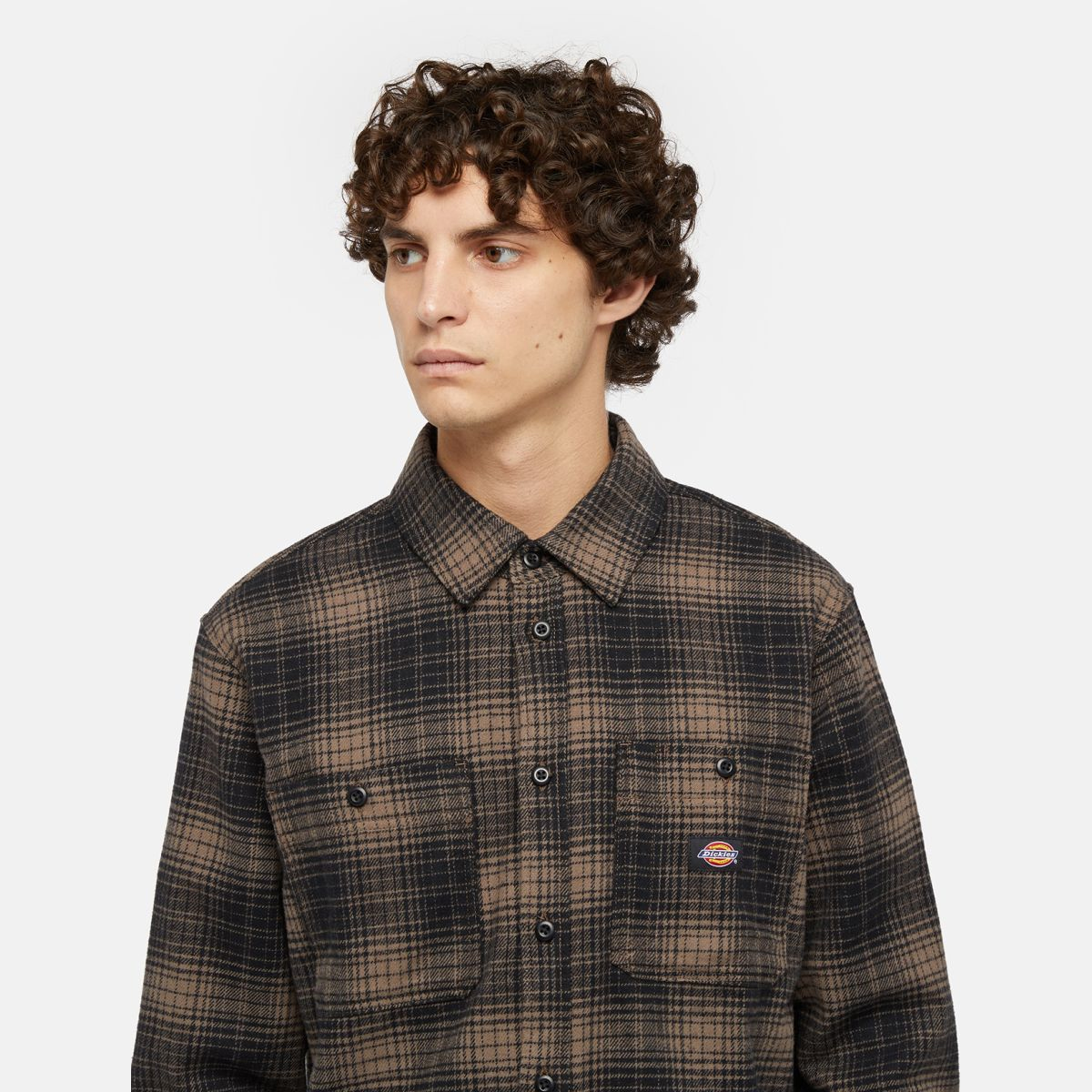 Dickies Camicia Evansville Mushroom - 5