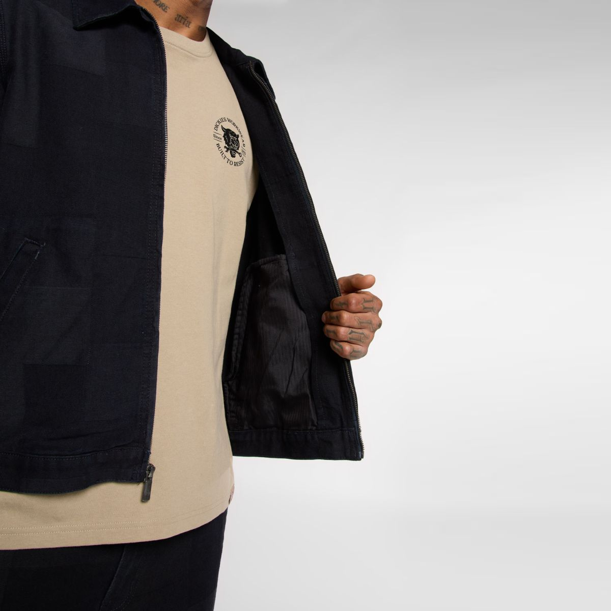 Dickies Giacca Eisenhower Jacquard Rinsed - 7