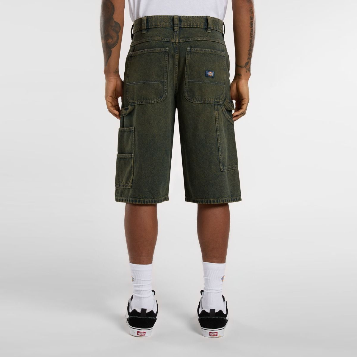 Dickies Jeans corti Painter Loose Denim Green Tone Fade - 3