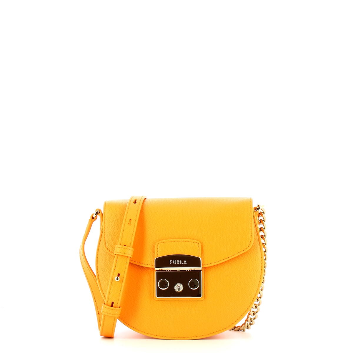 Furla Mini Borsa a bandoliera Metropolis Round Curcuma - 1
