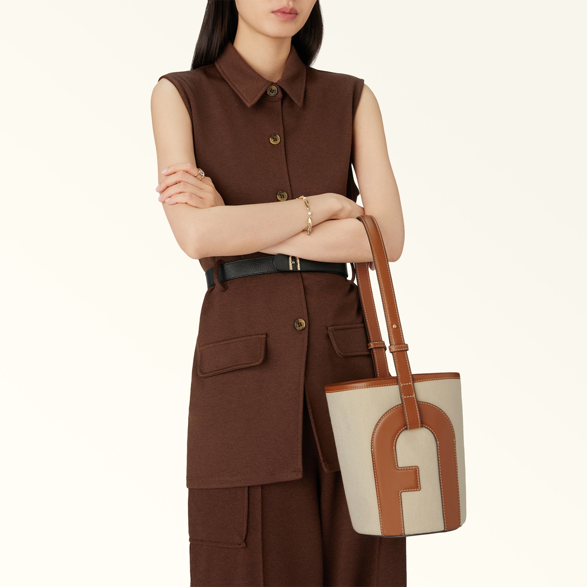 Furla Secchiello Lido S Toni Cognac - 6