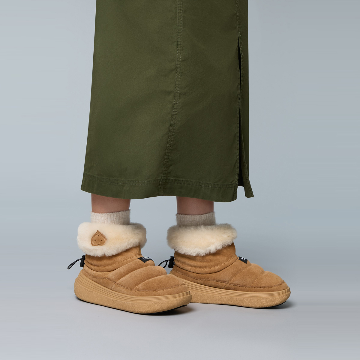 Flower Mountain Stivaletti Fami Mid Suede Shearling Brown - 2 Flower Mountain Stivaletti Fami Mid Suede Shearling Brown - 2