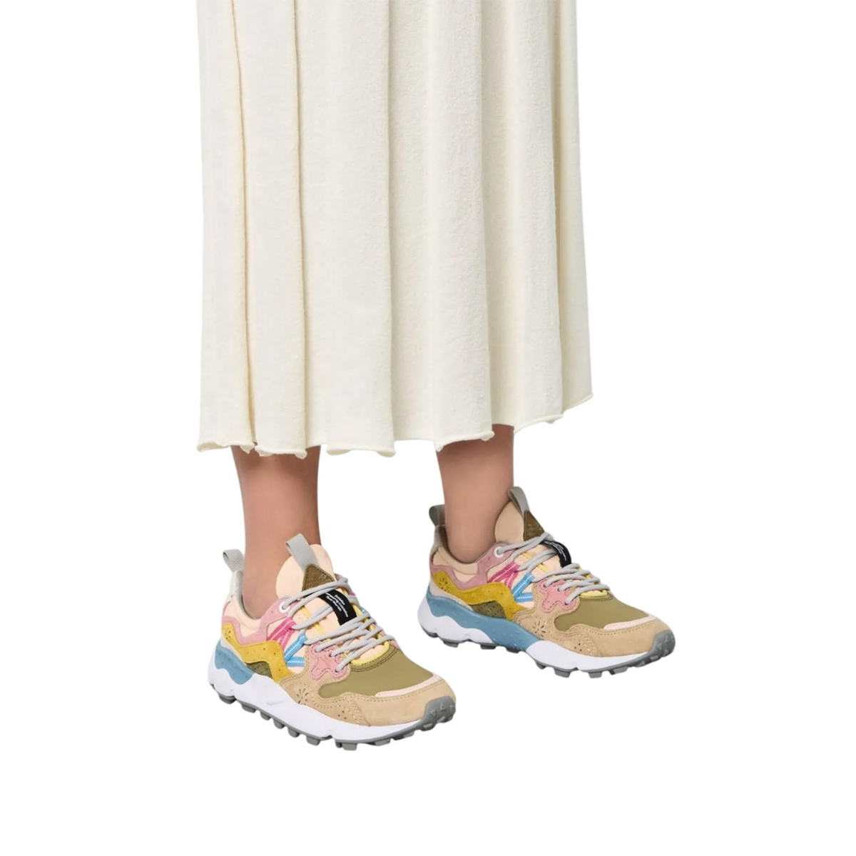 Flower Mountain Sneakers Donna Yamano 3 Dark Rose Chestnut - 2