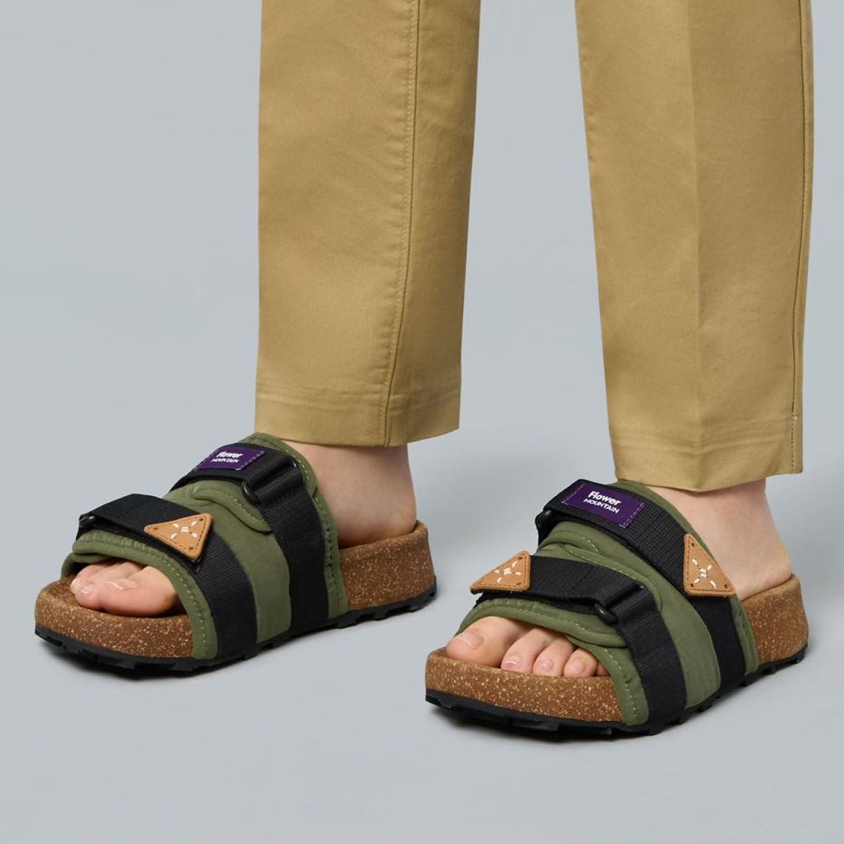 Flower Mountain Slippers Niwa Kaki Black - 2