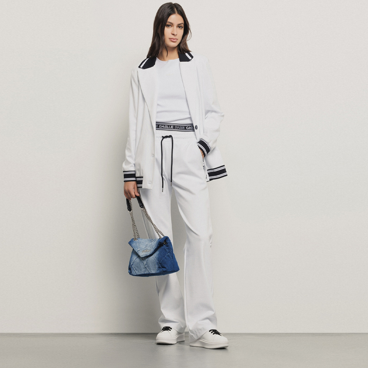 Gaëlle Tracolla Reg Shoulder Strap Denim Light Blue - 2
