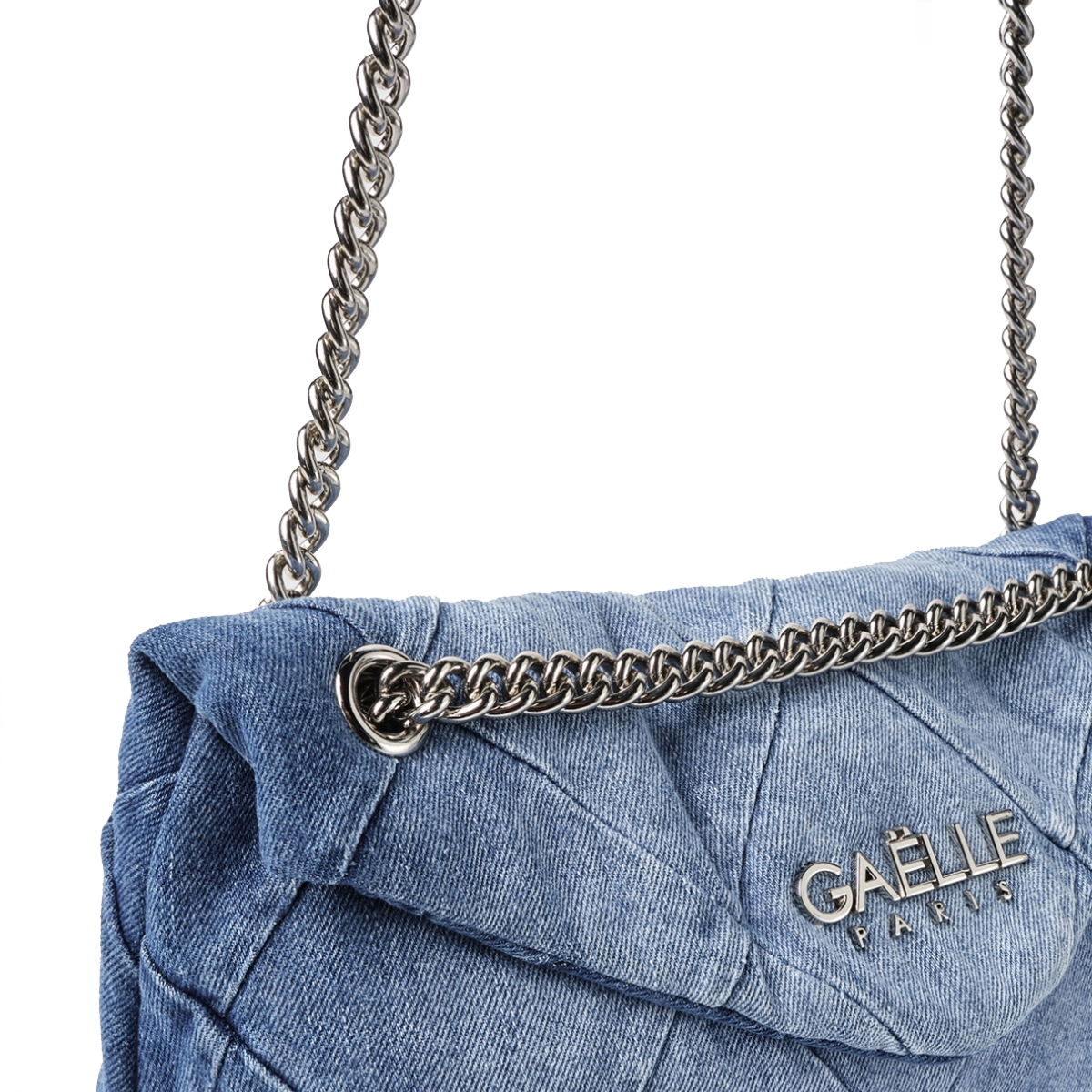 Gaëlle Tracolla Reg Shoulder Strap Denim Light Blue - 4