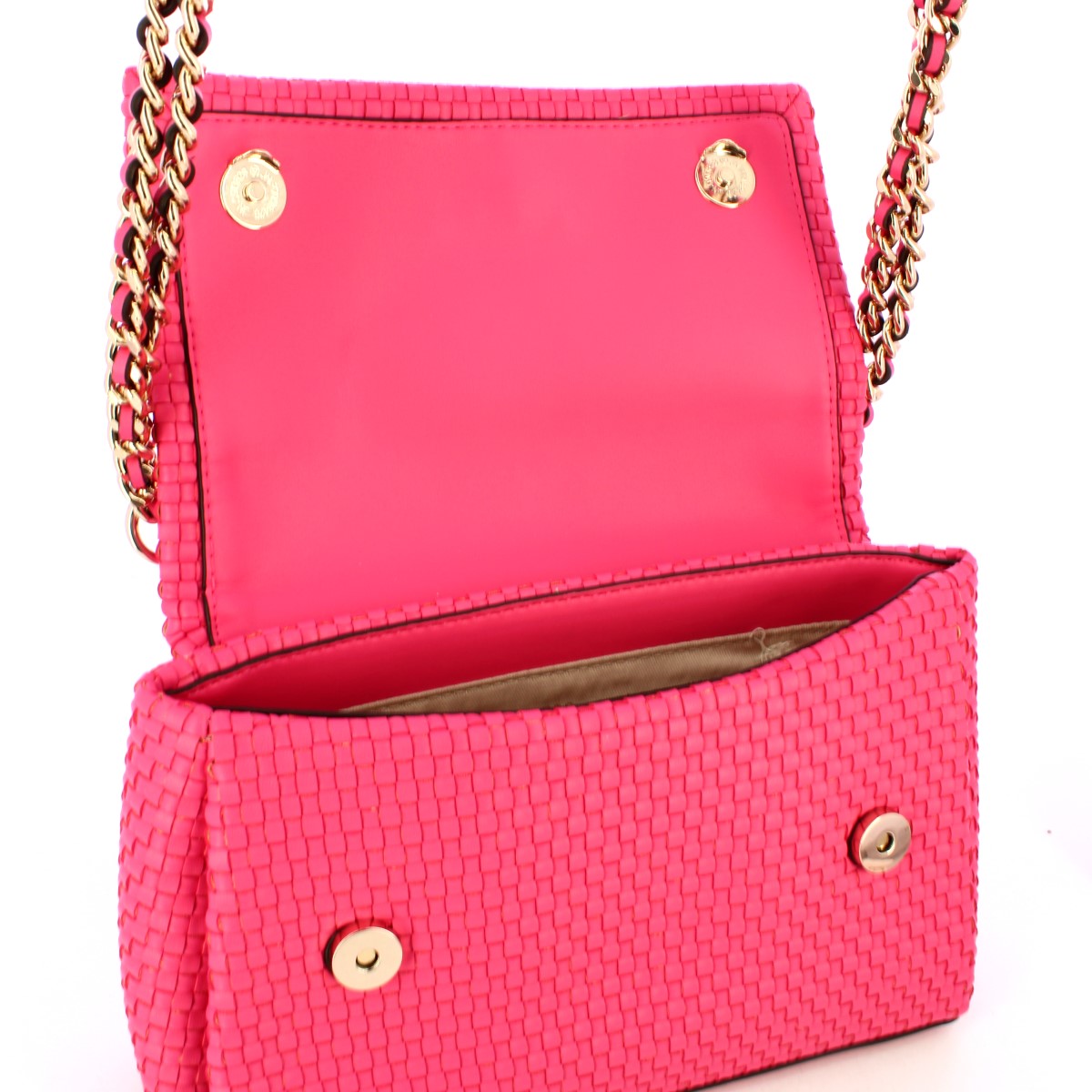 Guess Borsa a spalla intrecciata Etel Watermelon - 4