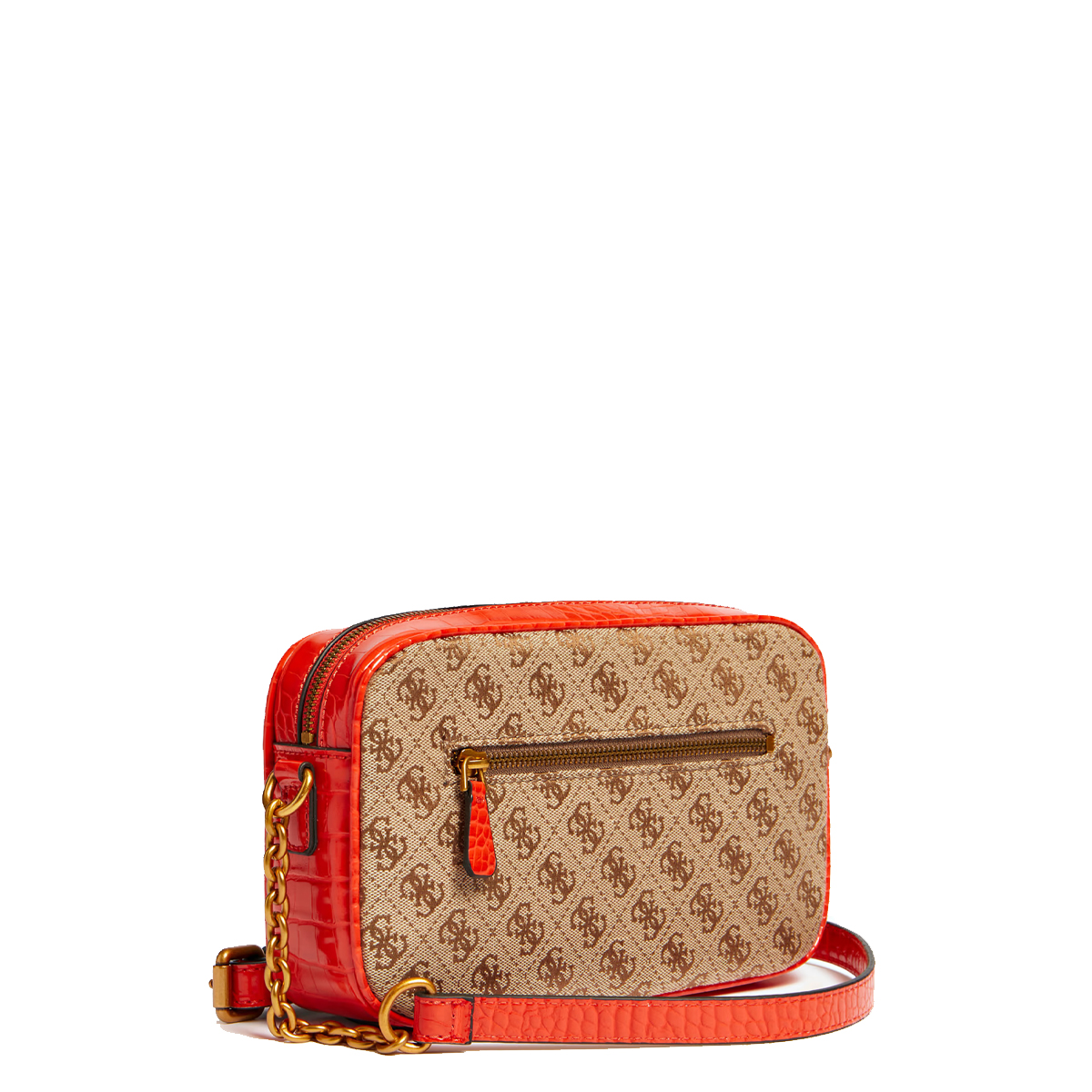 Guess Camera Bag Aviana Latte Orange - 2