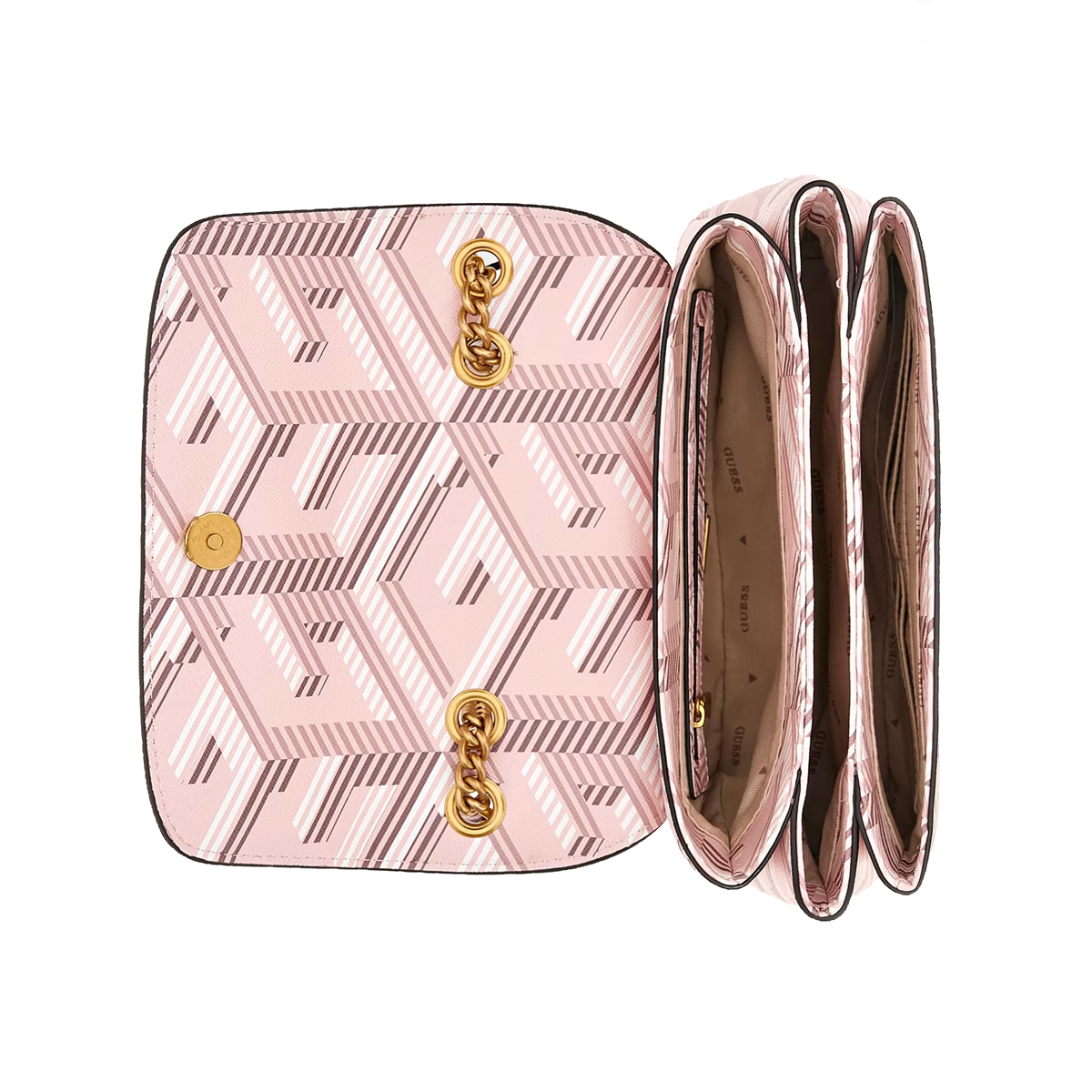 Guess Tracolla Montreal G Cube Pale Rose Logo - 4