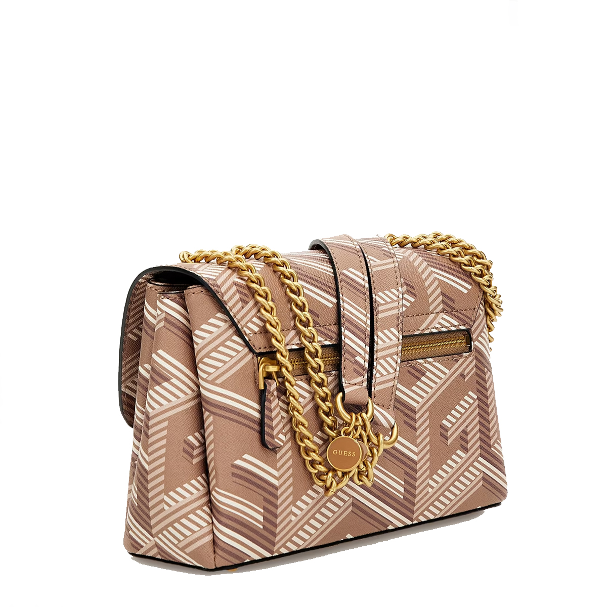 Guess Tracolla Montreal G Cube Taupe Logo - 4