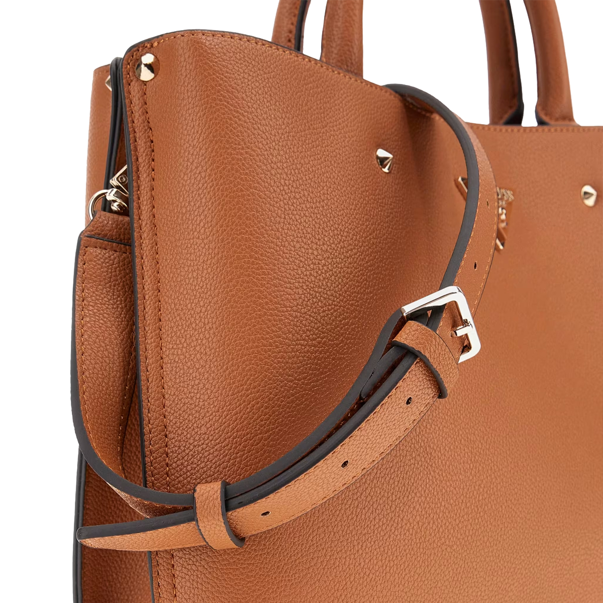 Guess Meridian Cognac Handbag with studs - 3