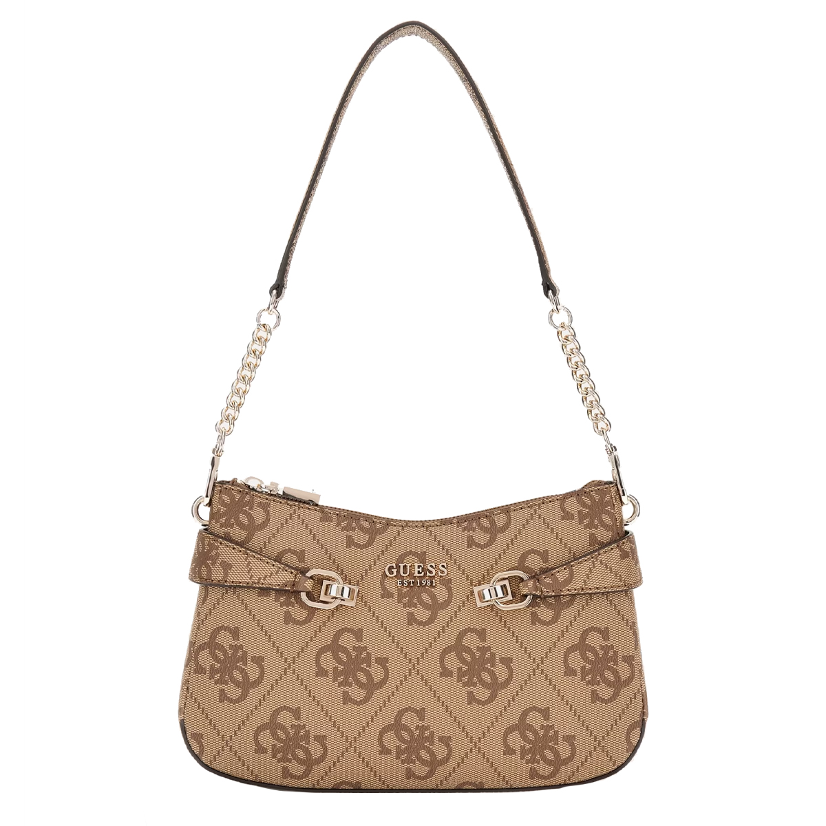 Guess Borsa a spalla Lorelei 4G Latte Logo - 1