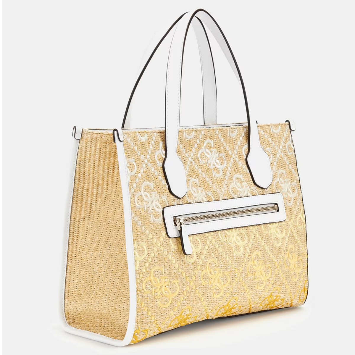Guess Borsa a mano Silvana 4G Cornsilk Logo - 2