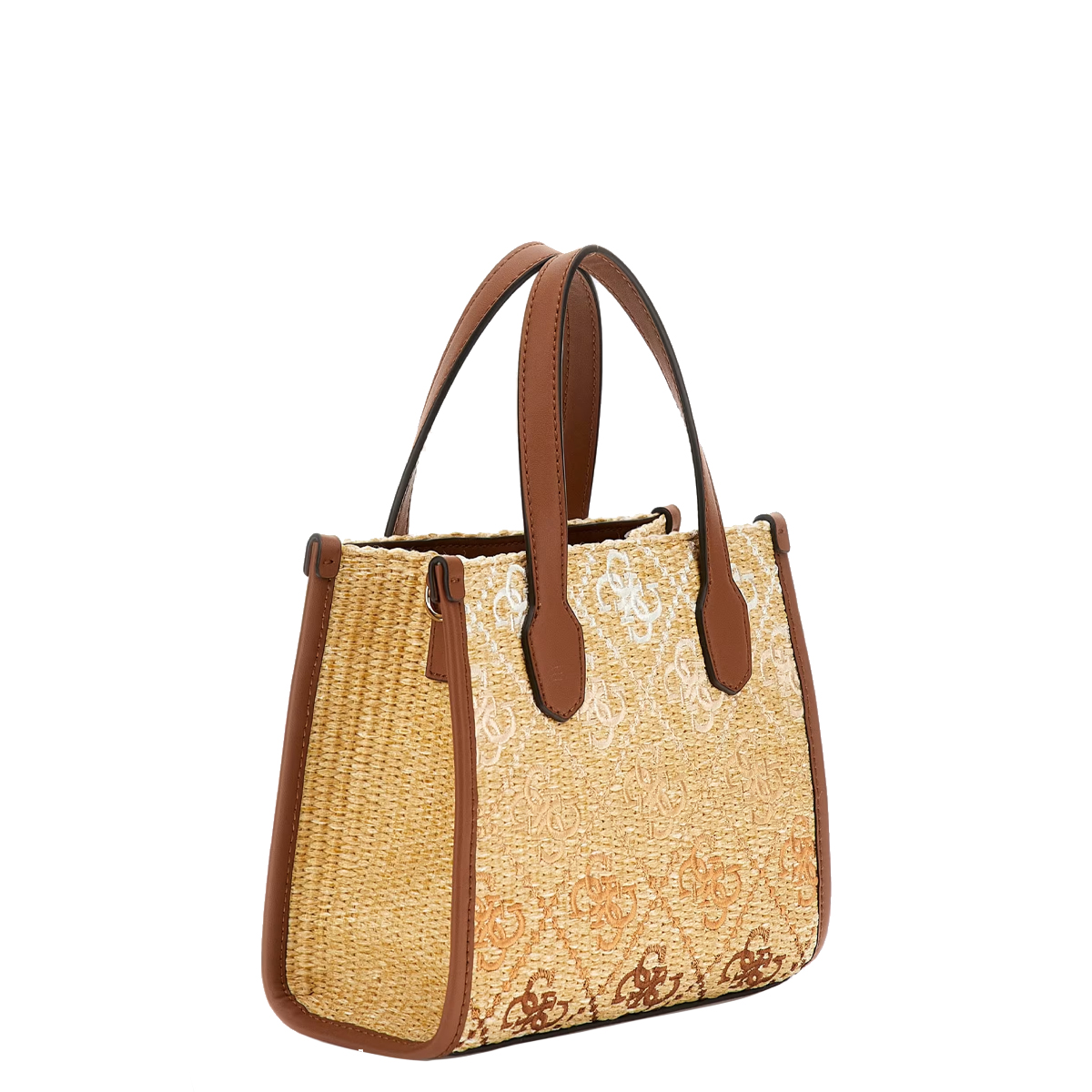 Guess Mini borsa a mano Silvana 4G Cognac Logo - 2