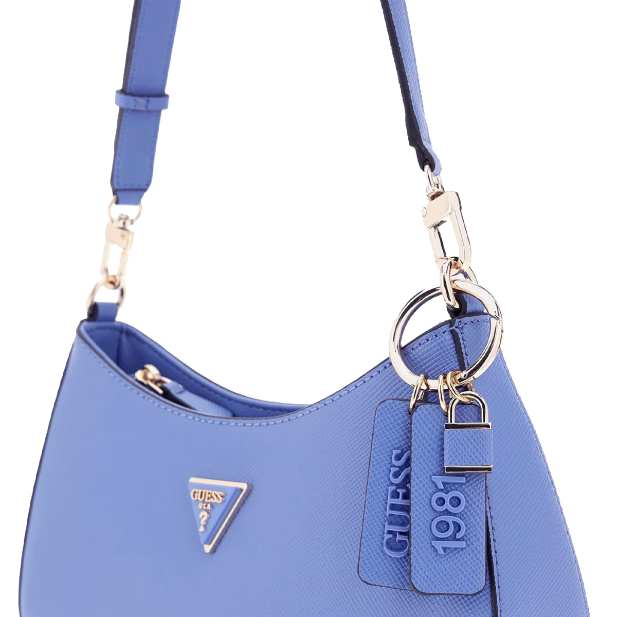 Guess Borsa a spalla Noelle Stormy Blue - 4
