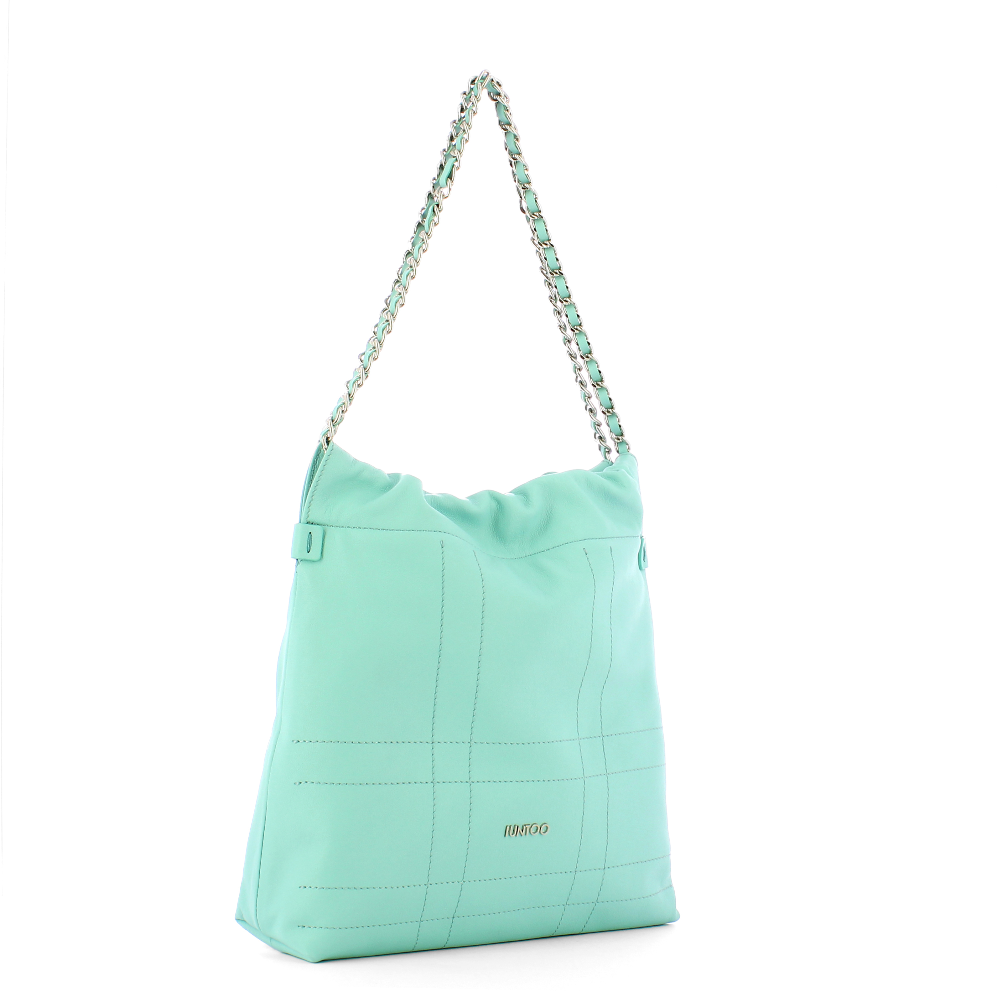 Iuntoo Borsa a spalla Piccola Magnetica Celeste - 2