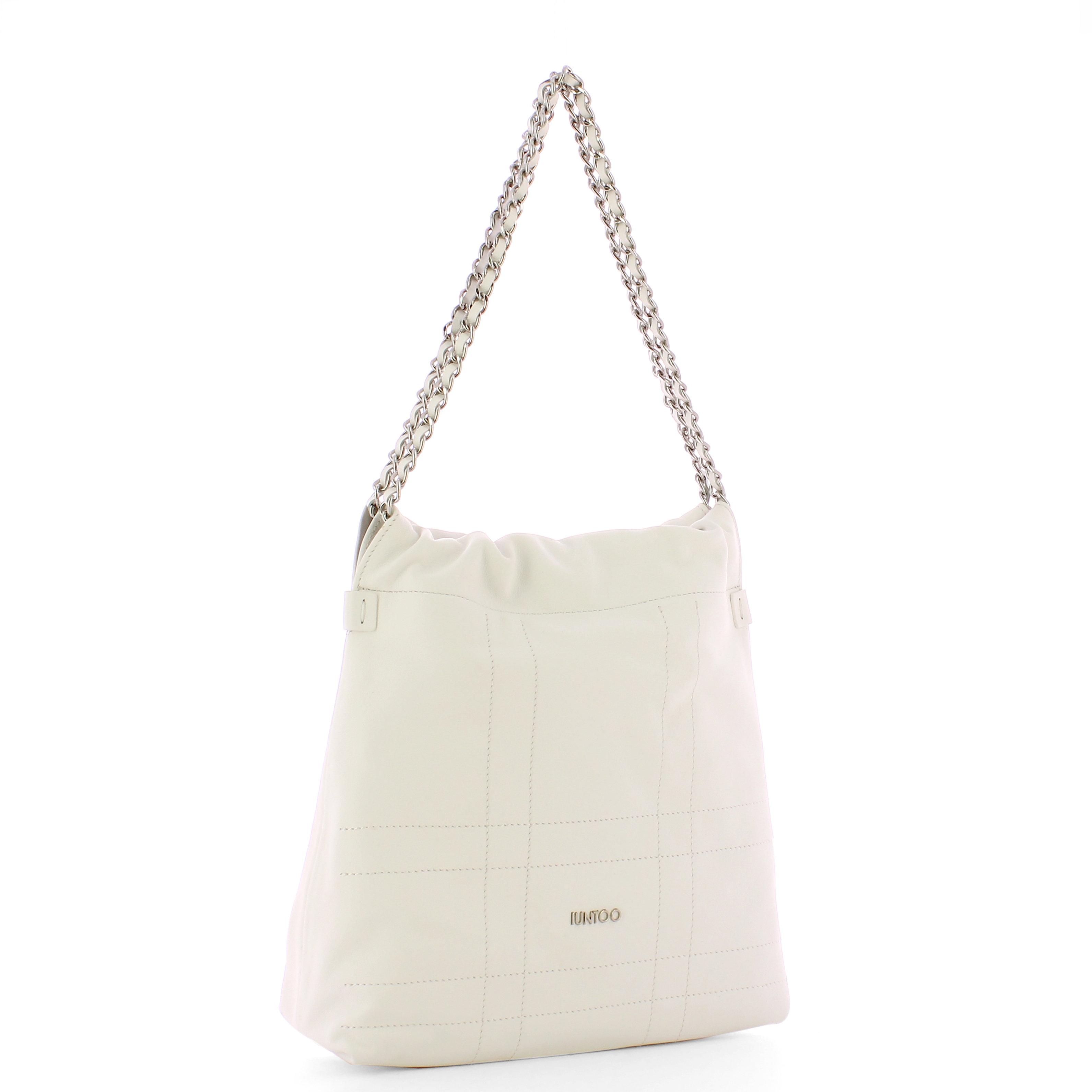 Iuntoo Borsa a spalla Piccola Magnetica Bianco - 2