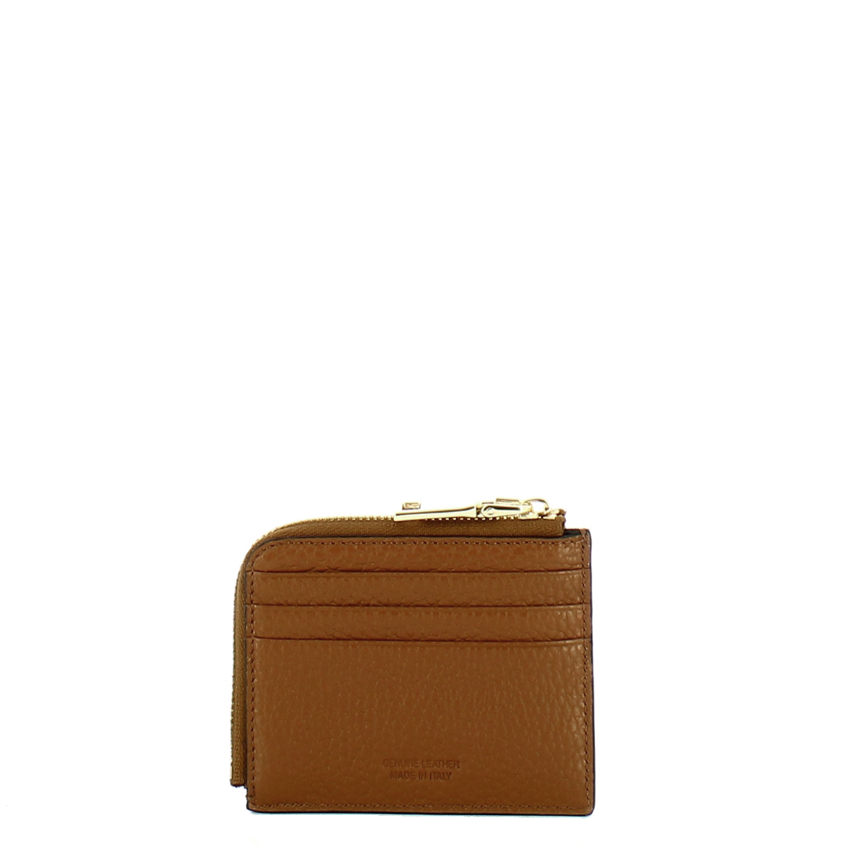 Iuntoo Portafoglio Zip Credit Card Armonia Cuoio - 2