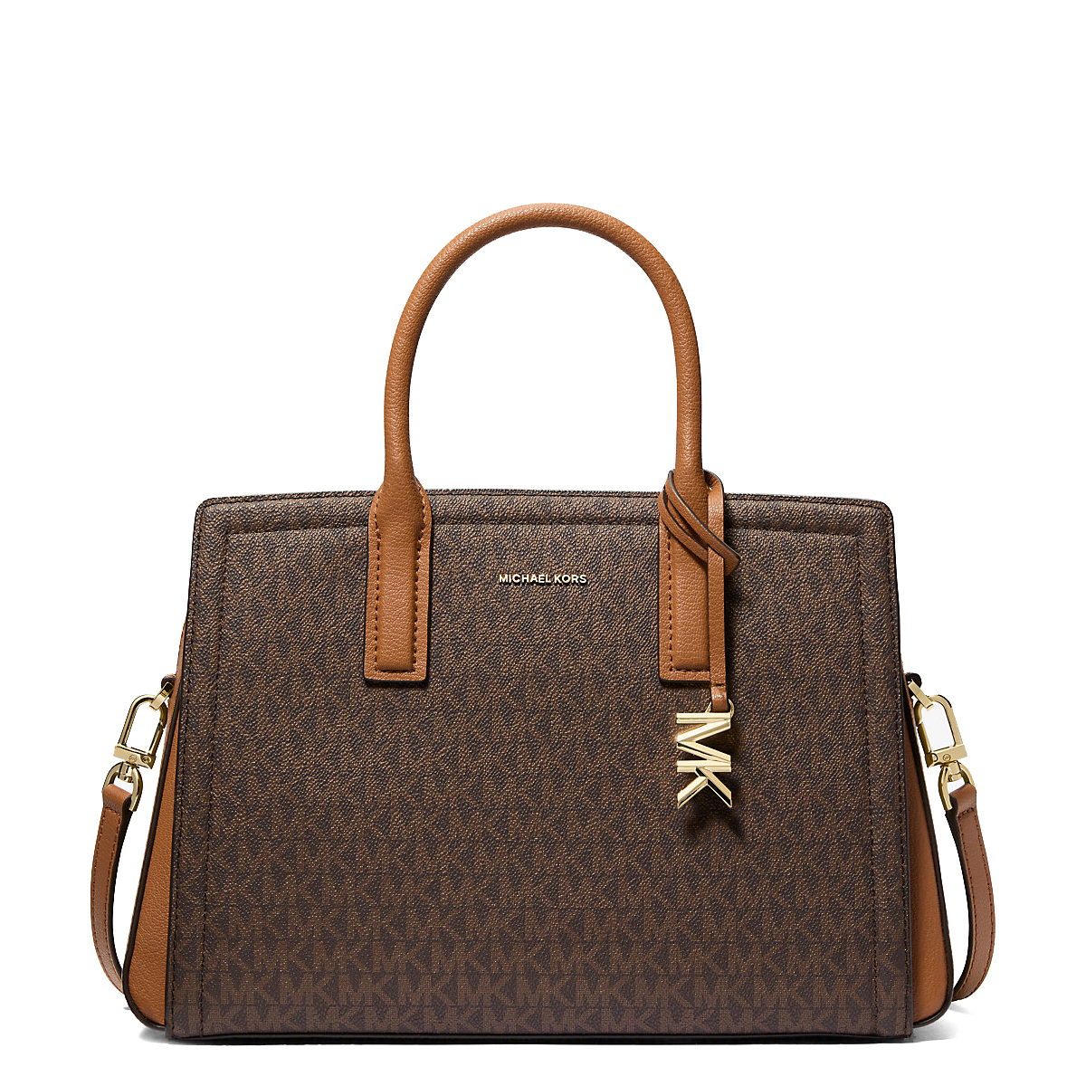 Michael Kors Borsa a mano Laila Media Brown Acorn - 1