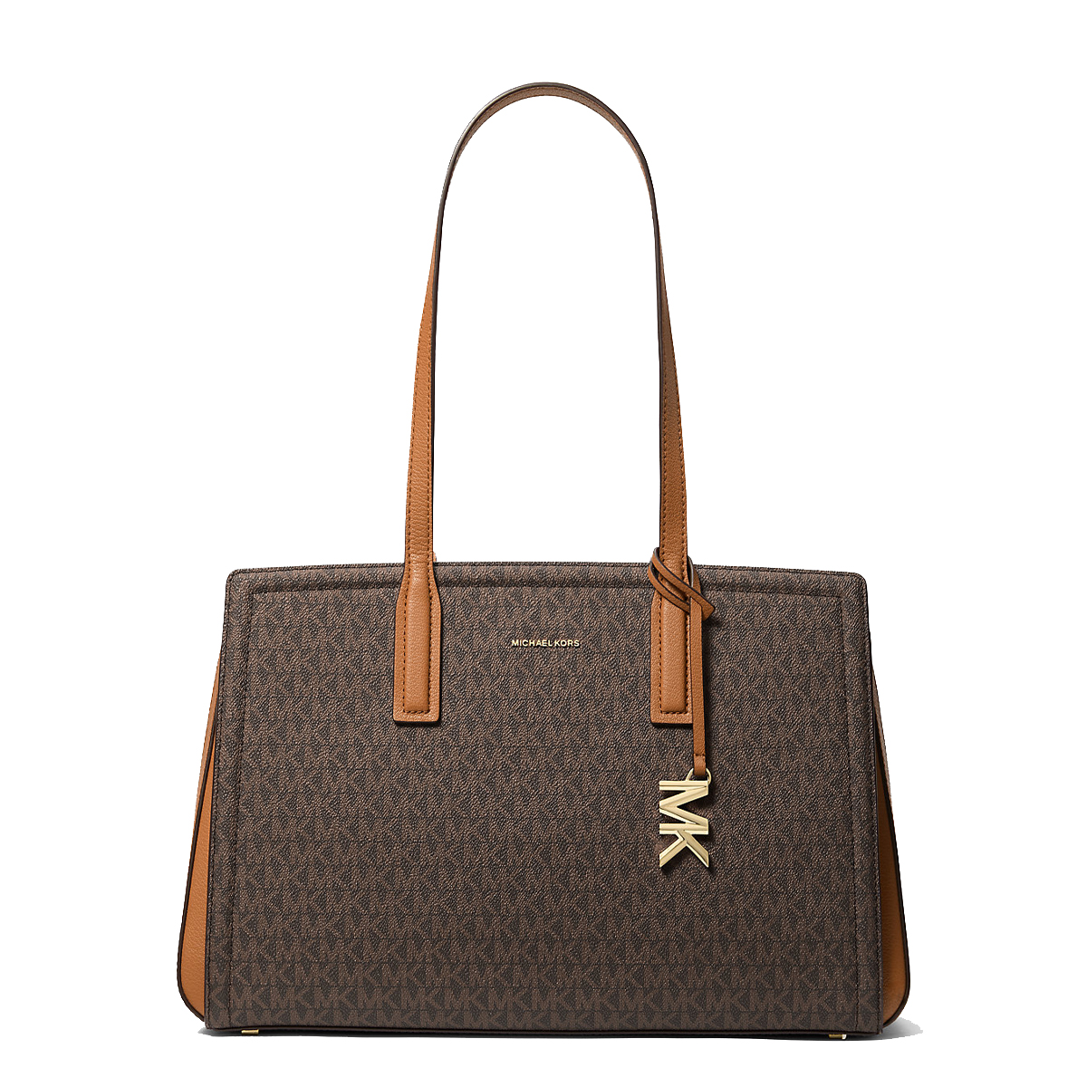 Michael Kors Borsa a spalla Laila Media Brown Acorn - 1
