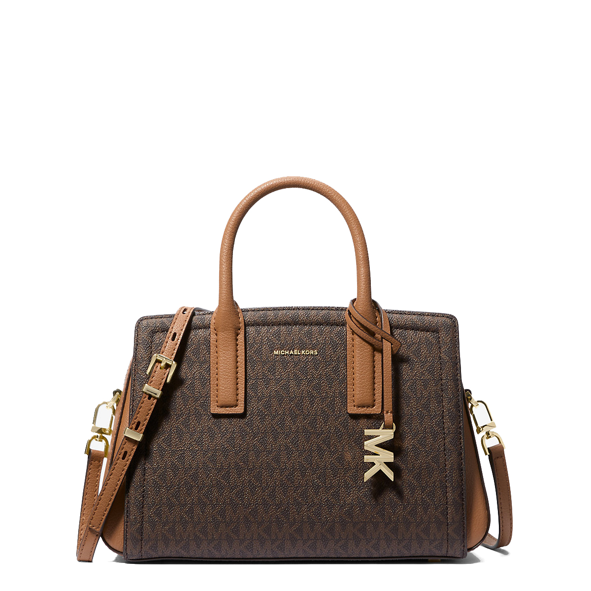Michael Kors Borsa a mano Laila Piccola Brown Acorn - 1