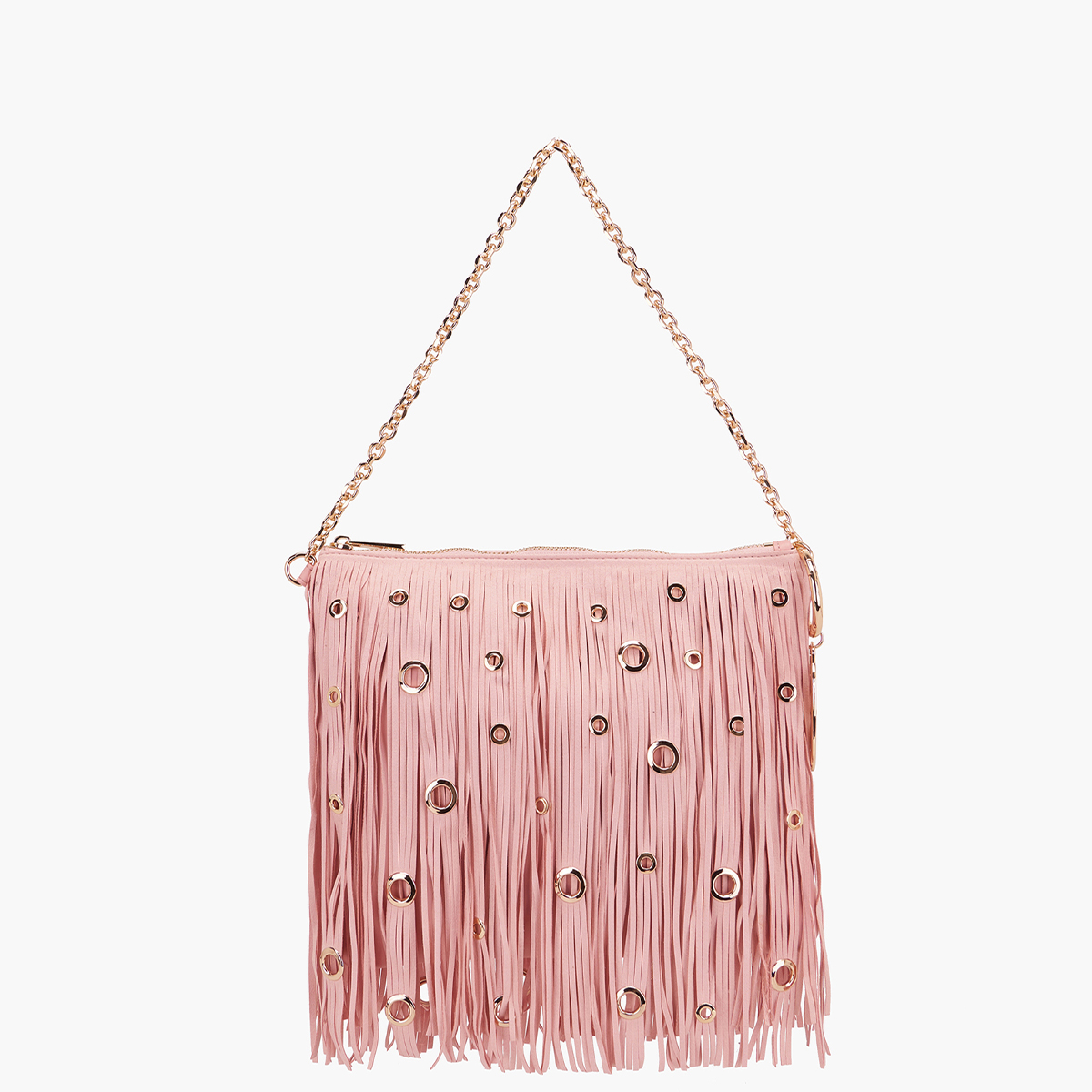 La Carrie Pochette Night Edition Fringes Pink - 1 La Carrie Pochette Night Edition Fringes Pink - 1