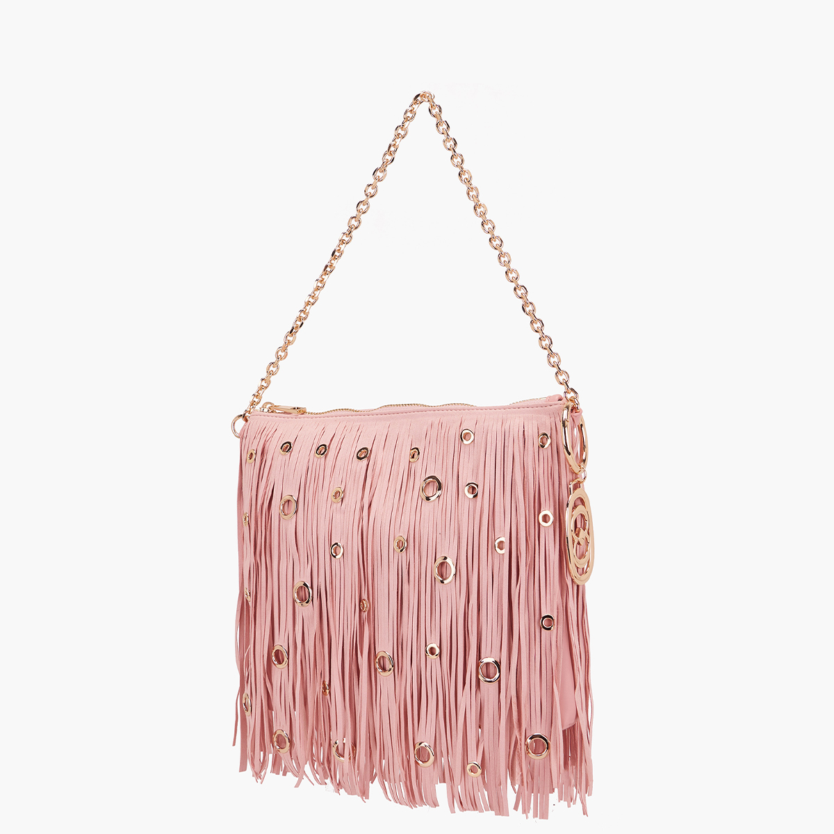 La Carrie Pochette Night Edition Fringes Pink - 2 La Carrie Pochette Night Edition Fringes Pink - 2
