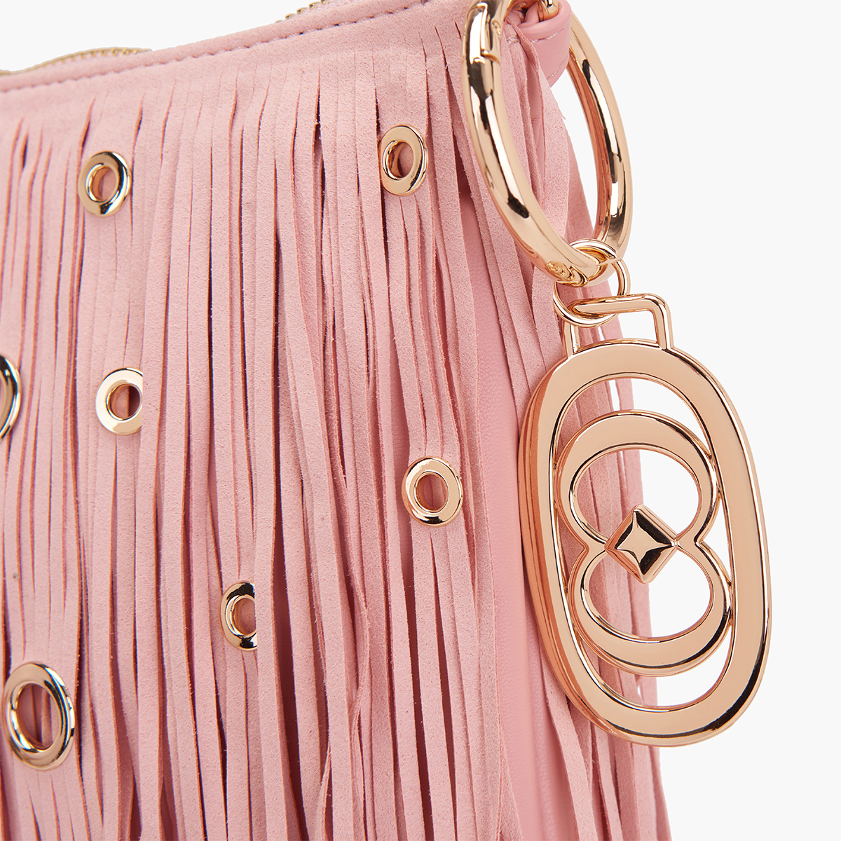 La Carrie Pochette Night Edition Fringes Pink - 4 La Carrie Pochette Night Edition Fringes Pink - 4