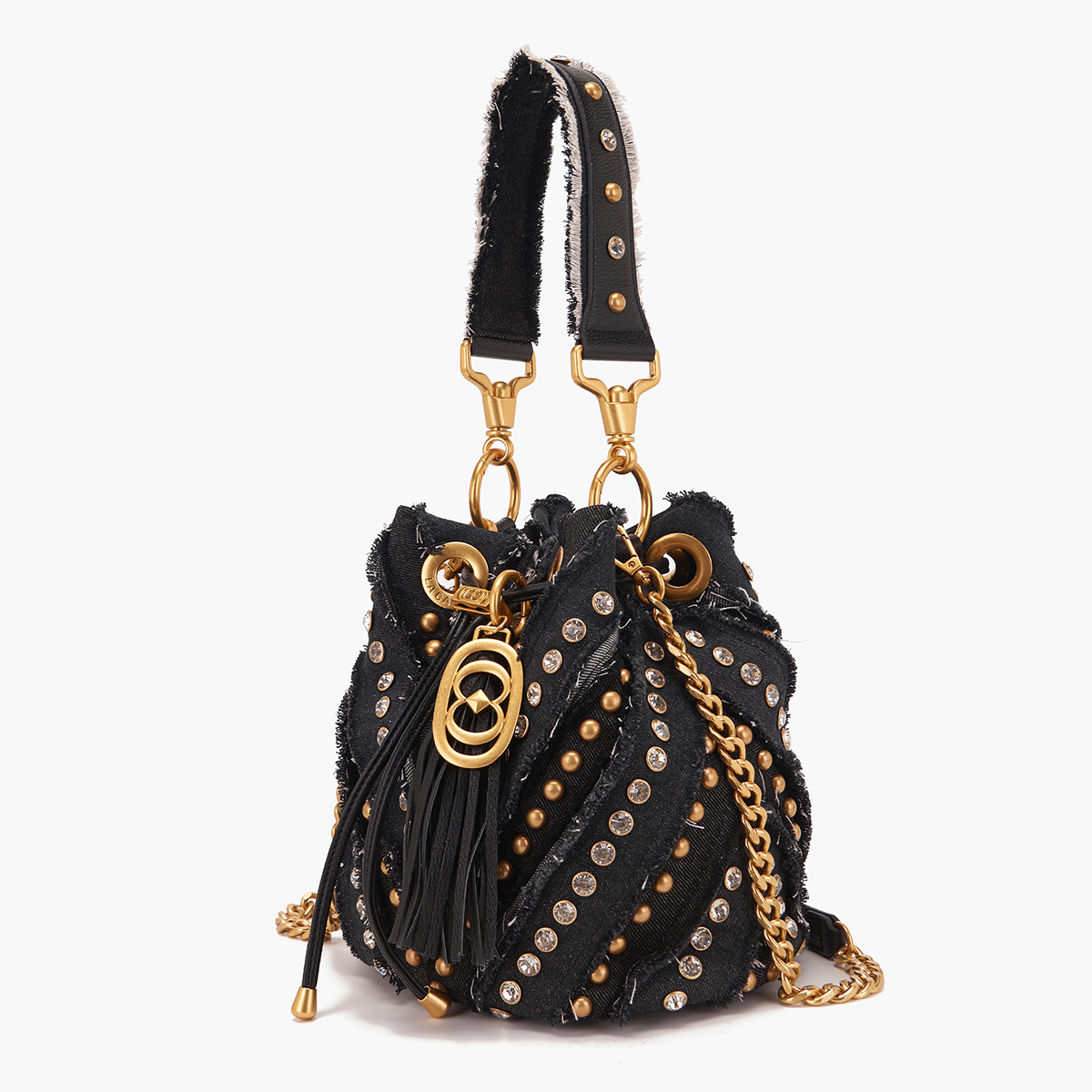 La Carrie Borsa a secchiello Mirror V Black - 2