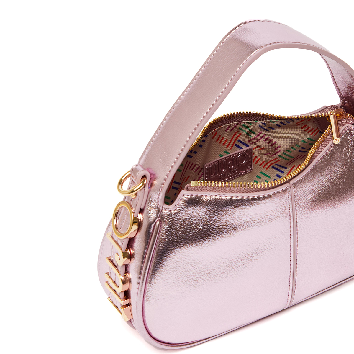 Liu Jo Mini Borsa a mano laminata Lampone Light - 5 Liu Jo Mini Borsa a mano laminata Lampone Light - 5