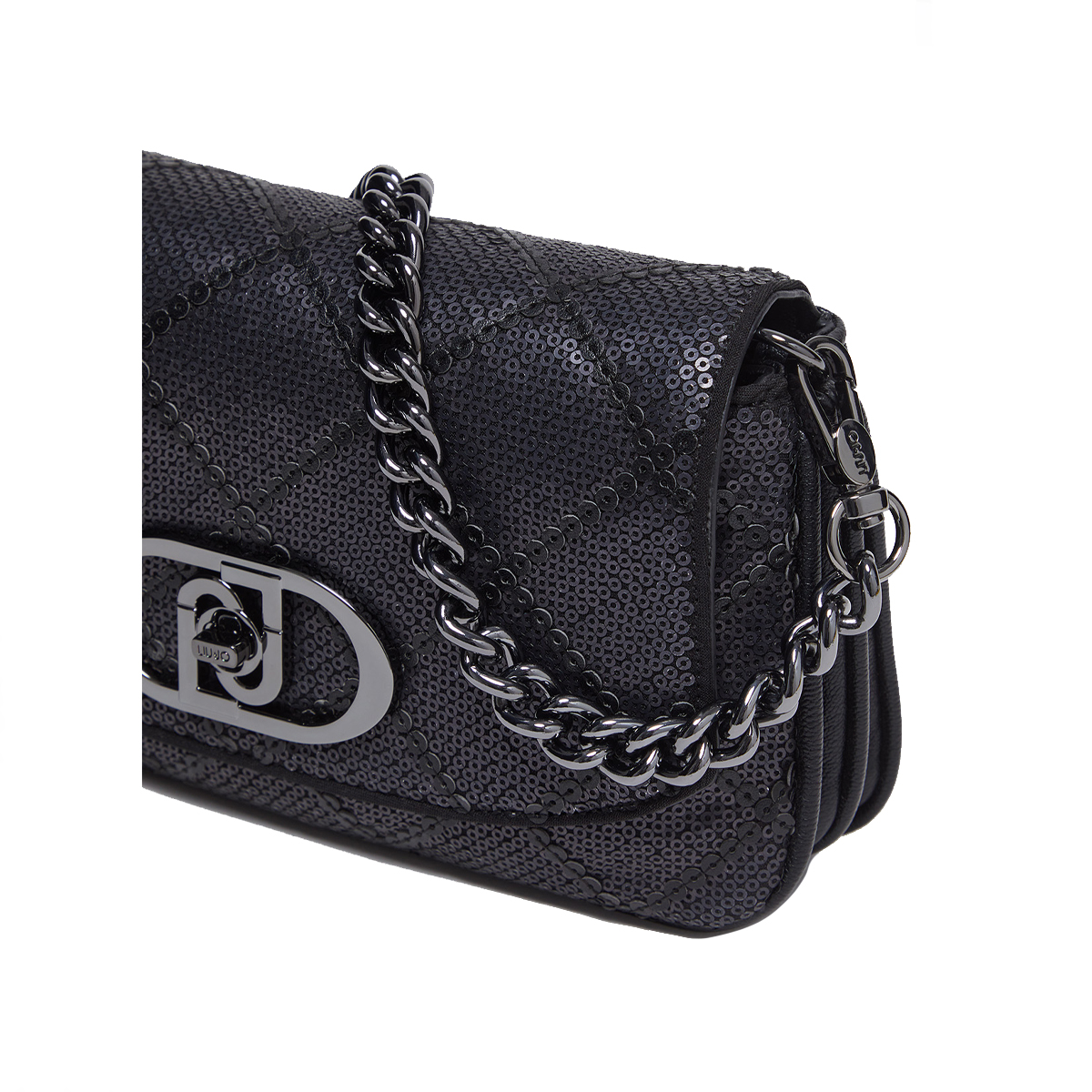Liu Jo Borsa a spalla con paillettes Black - 5